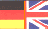 Flag for pages in German and English